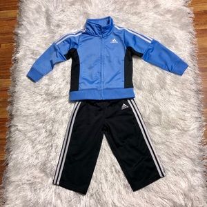 adidas 24 Month Blue Black Track Suit